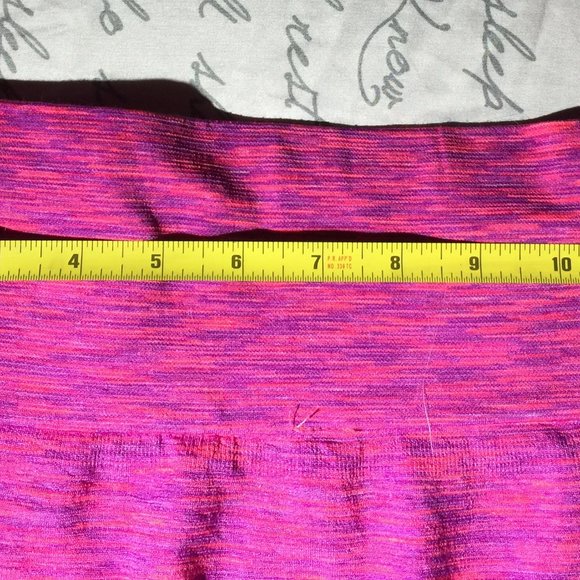 Pink Yoga Pants Narrow Cuff Petite L - Picture 7 of 11